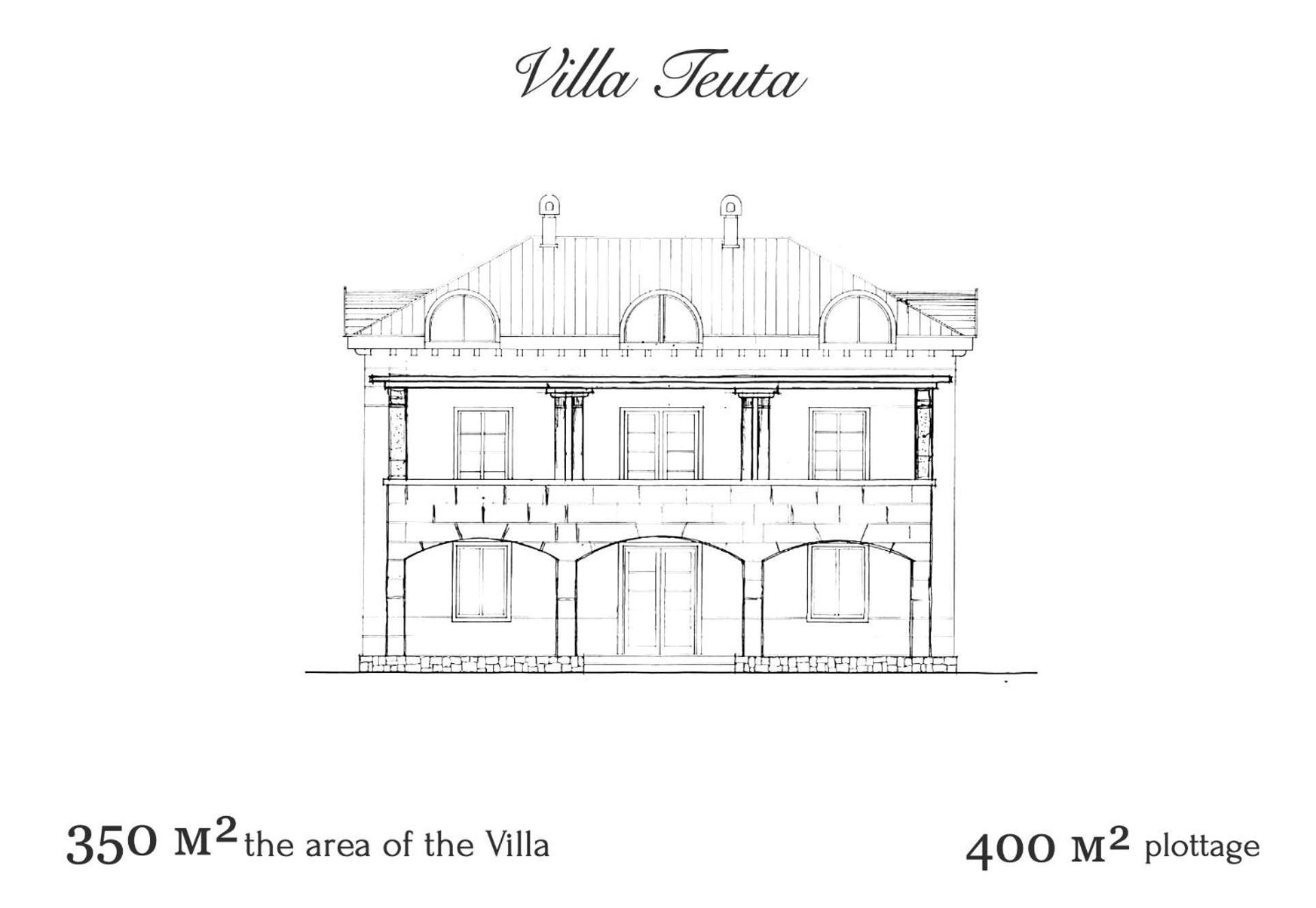 Villa Teuta Рисан Экстерьер фото